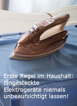 Brandgefahr durch Elektrogeräte