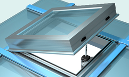 SCEL-SYSTEMS Brandschutz Memmingen: Belueftungsklappen dienen sowohl der Frischluftzufuhr, als auch dem Rauchabzug.