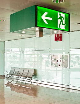 SCEL-SYSTEMS Brandschutz Kempten: Wir pruefen und warten Ihre Sicherheitsbeleuchtung (Fluchtwegbeleuchtung, Anti-Panik-Beleuchtung …)